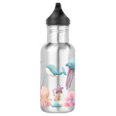 Girl Personalisiert Mermaid Ocean Edelstahlflasche (Rechts)
