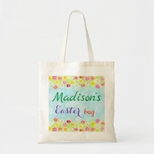 Girl Personalisiert Template Floral Custom Oaster Tragetasche