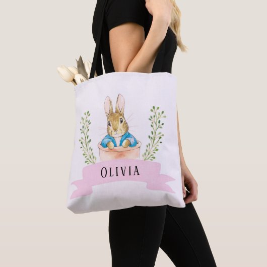 Girl Peter Rabbit Pink Custom Tasche (Von Nahem)