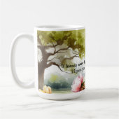 Girl Picking Blume Freundschaftsnachricht Kaffeetasse (Links)