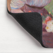 Girl Picking Blume im Sommergarten Mousepad (Ecke)