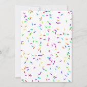 Girl Piñata 5. Geburtstag Einladungen (Rückseite)