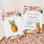 Girl Pineaple Baby Shower Einladung