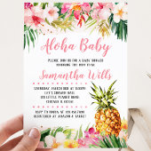 Girl Pineaple Baby Shower Einladung