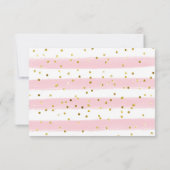 Girl Pinguin Winter Snowflake Danke Karte (Rückseite)