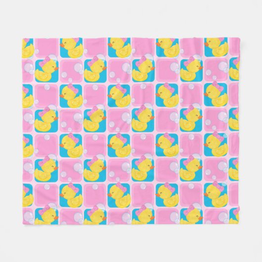 Girl Pink Aquarellkautschuklatex Prüfmittel Fleecedecke (Vorderseite (Horizontal))