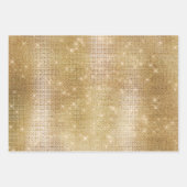 Girl Pink Black Gold Cowgirl Cowhide Wrapping Pap Geschenkpapier Set (Vorderseite 2)