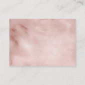 Girl Pink Bow Shell Baby Shower Books for Baby Begleitkarte (Rückseite)