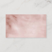 Girl Pink Bow Shell Baby Shower Diaper Raffle Begleitkarte (Rückseite)