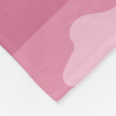 Girl Pink Camouflage Camouflage Monogramm Name Fleecedecke (Ecke)