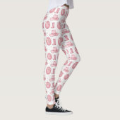 Girl Pink Cowgirl Disco Party Leggings (Rechts)