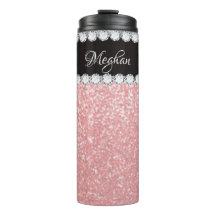 Girl Pink Diamond Personalisierte Thermaltumbler