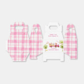 Girl pink Farm animal Geburtstagsparty Geschenkschachtel (Ungefaltet)