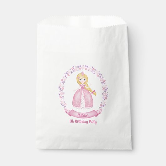 Girl Pink Gastgeschenk Bag Geschenktütchen (Vorderseite)