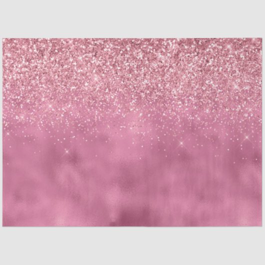 Girl Pink Glitzy Sparkone Glitzer Seidenpapier (Vorderseite)