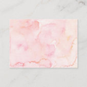 Girl Pink Heilige Kommune danke Ihnen Karte mit Fo (Rückseite)