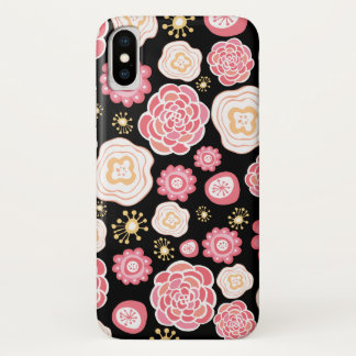 Girl Pink Honeysuckle floral Muster iPhone Case-Mate iPhone Hülle