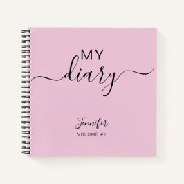 Girl Pink Personalisiert Tagebuch Journal - Ihr Na Notizblock