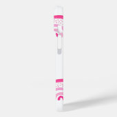 Girl Pink Rainbow Vorname Case-Mate iPhone Hülle (Rückseite / Links)