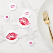 Girl Pink Red Kiss Lipstick Junggeselinnen-Abschie Konfetti (Gruppe)