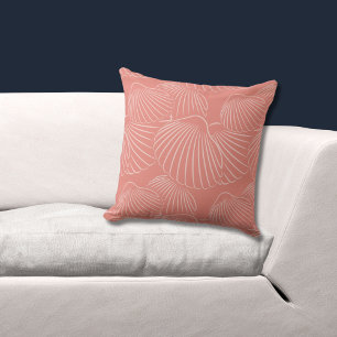 Girl Pink Sea Muschel Pattern Kissen