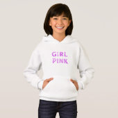 Girl Pink und Pink Dra Gon - Comic Style Dragon Hoodie (Vorne ganz)
