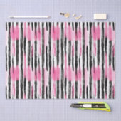 Girl Pink White Zebra Streifen Seidenpapier (Handwerk)