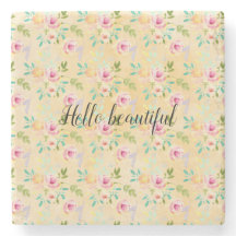 Girl Pink Yellow Floral