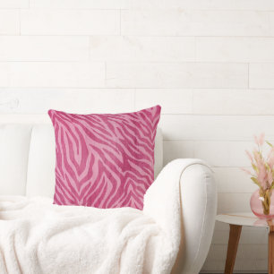 Girl Pink Zebra Animal Print Kissen