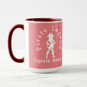 Girl Pirate Pink Tasse (Links)