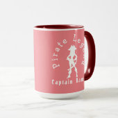 Girl Pirate Pink Tasse (VorderseiteRechts)