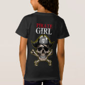 Girl PIRATE SKULL T-Shirt (Rückseite)