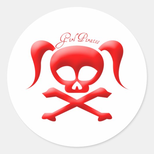 Girl Pirates Stickers (Vorderseite)