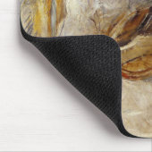 Girl Playing the Mandolin (von Berthe Morisot) Mousepad (Ecke)