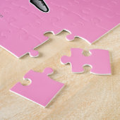 Girl Pole Vaulting - Blau (Licht) Puzzle (Seite)