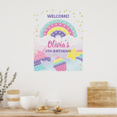 Girl Pop It Fidget Geburtstagsparty Poster (Küche)