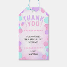 Girl-Pop über Bubble-Gift-Tag