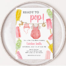 Girl Popsicle Baby Dusche