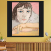 Girl Portrait Leinwanddruck (Insitu (Wohnzimmer))