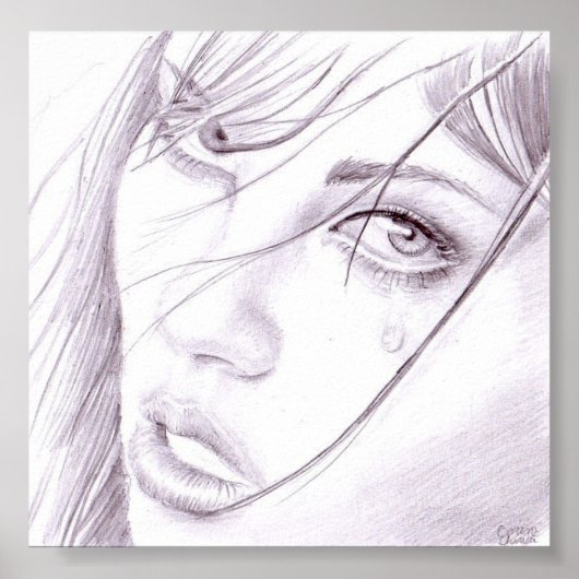 Girl-Portrait Poster (Vorne)