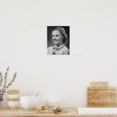 Girl Posing im Studio Poster (Küche)