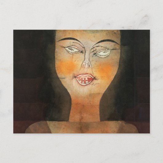 Girl Possessed von Paul Klee Postkarte (Vorderseite)