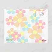 Girl Postcard Postkarte (Rückseite)