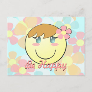 Girl Postcard Postkarte