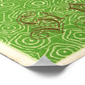 Girl Poster vom St. Patty's Day (Ecke)