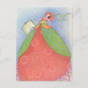 Girl-Postkarte buchen Postkarte