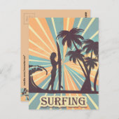 Girl-Postkarte Postkarte (Vorne/Hinten)