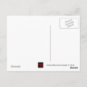 Girl-Postkarte Postkarte (Rückseite)