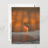 Girl-Postkarte Postkarte (Vorne/Hinten)