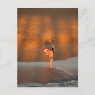 Girl-Postkarte Postkarte